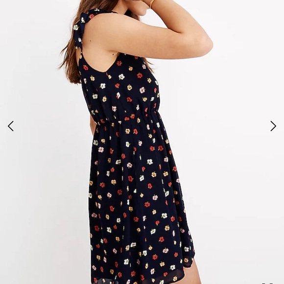 Madewell Ruffle Strap Wrap Dress - Picture 2 of 4